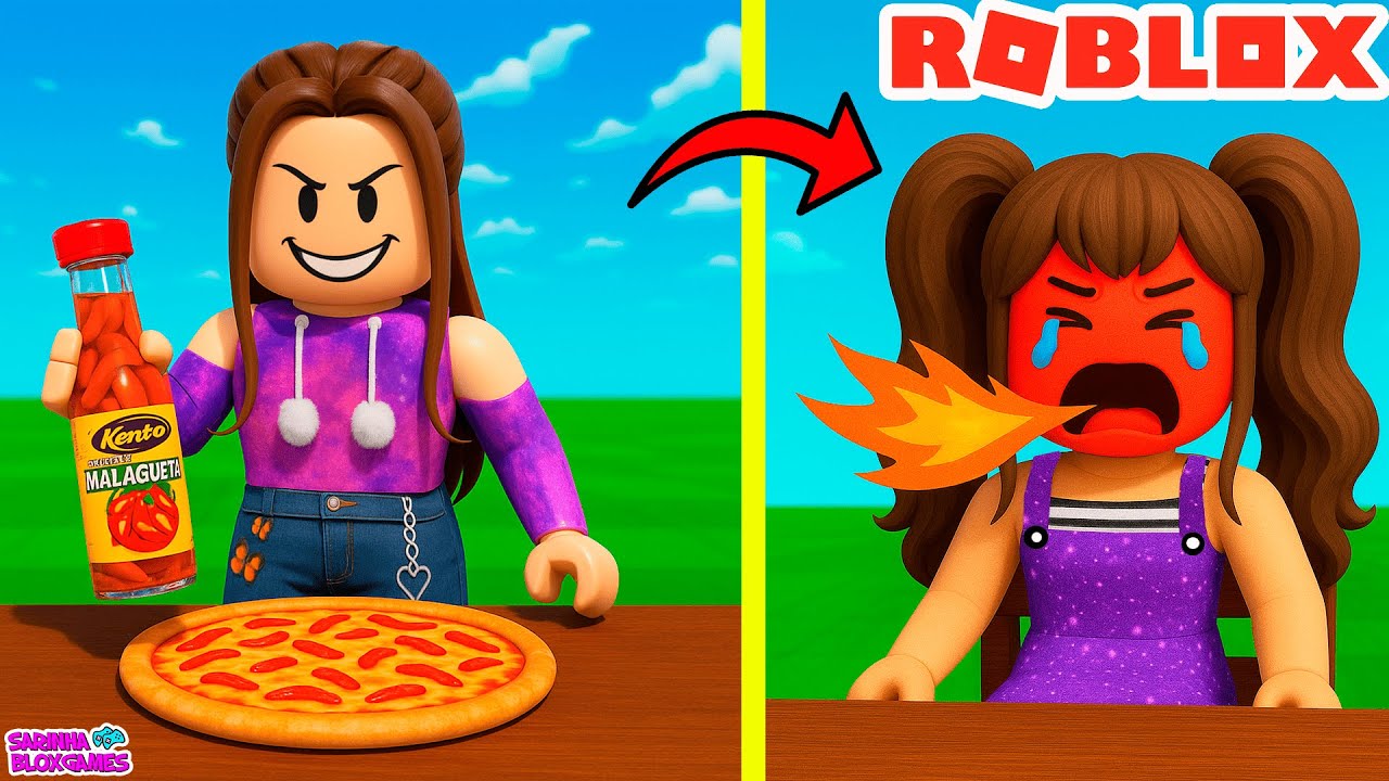 COMI UMA PIZZA ENVENENADA! E AGORA? ROBLOX