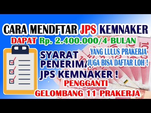 CARA DAFTAR JPS KEMNAKER