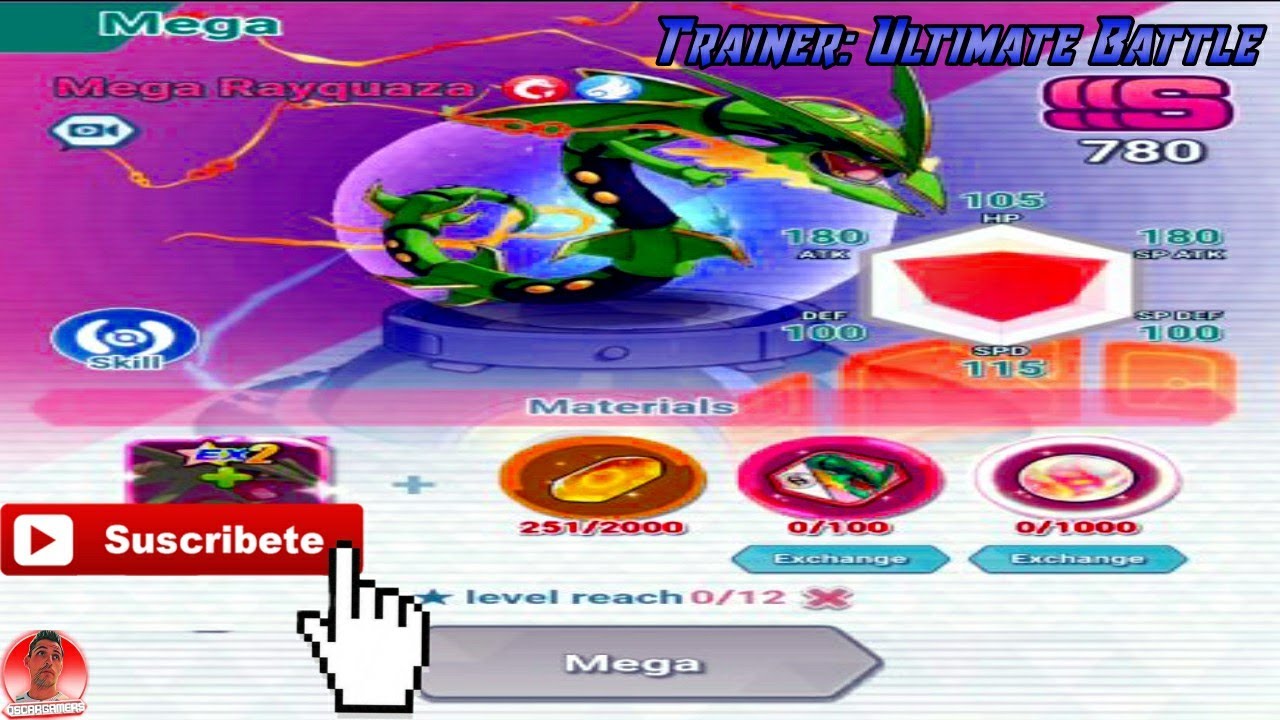 Guia Completa MEGAEVOLUCIONES Trainer Ultimate Battle Español YouTube