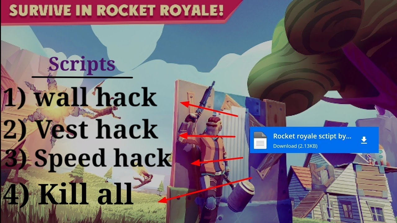 Rocket Royale hacking script ☠️☠️☠️ by //BOSS//~★ - YouTube