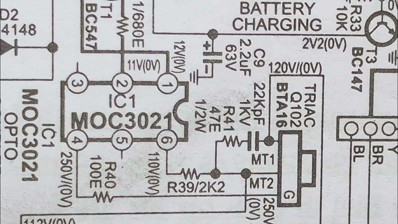NE555 LM324 Uptocapular 3021 BTA16 BT136 Inverter Circuit Diagram - YouTube