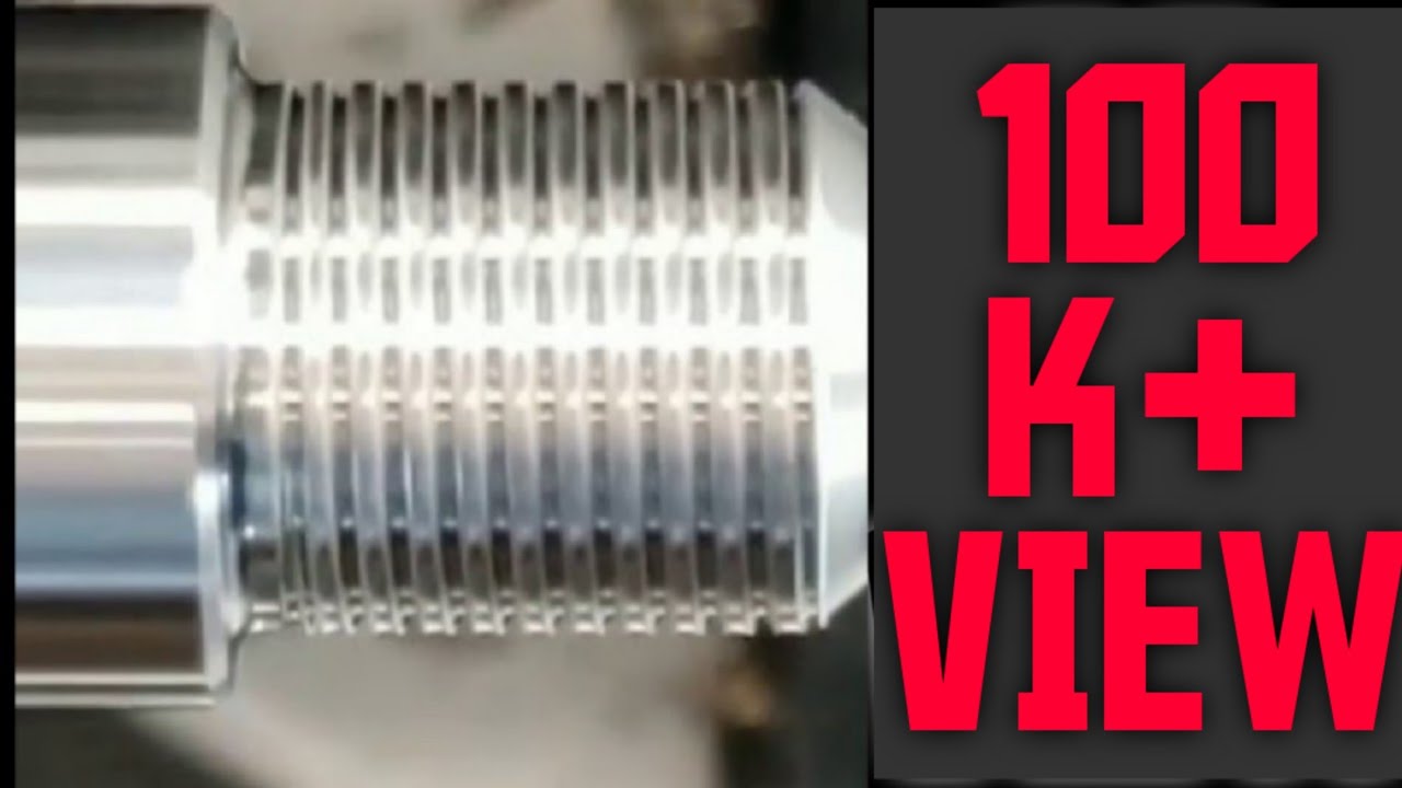 Thread cutting on lathe machine. YouTube