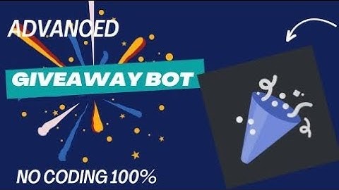 [NEW] How To Create A Giveaway Discord Bot | Discord.js V14