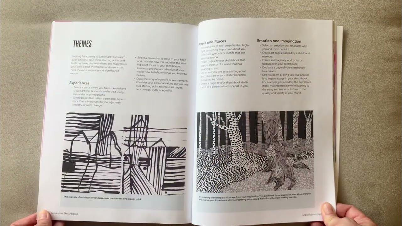 Book flipthrough of « Expressive Sketchbooks » by Helen Wells YouTube