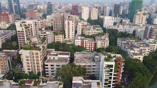 Drone View  of Gulshan 1 Lake to Hatrijheel | Dhaka | Beautiful Bangladesh