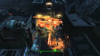 Fallout 4 BoS Knights vs Dominators. Laser and Nuclear show :D