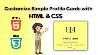 Build a Profile Card Using HTML & CSS  Beginner Mini Project for Web Developers