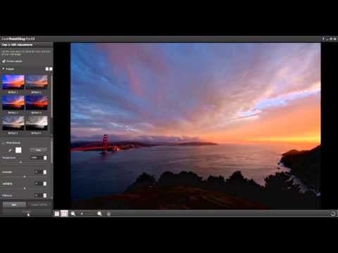 HDR Merge using Corel PaintShop Pro X4