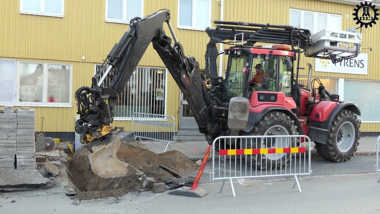Huddig 1160D with Engcon  , Asphalt cutter & Trencher Bucket