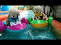 COVER PERAHU LAYAR - SENANGNYA BADUT UPIN & IPIN LUCU BERMAIN AIR, PERMAINAN BALAP PERAHU BOAT