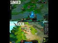 Singed vs Batrider SHORT #dota2 #leagueoflegends #singed #batrider #gaming