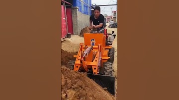 Agricultural small machinery orchard greenhouse multifunctional small loader #agricultural #loader