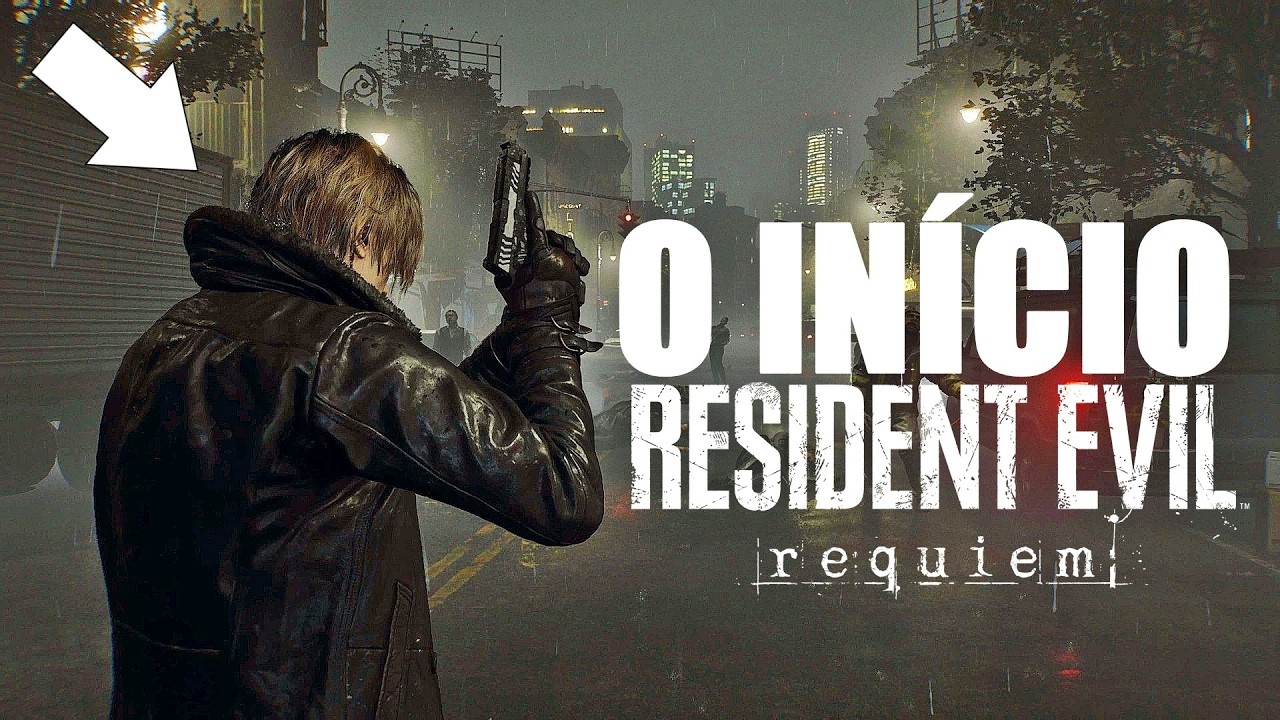 O INÍCIO DE GAMEPLAY! - RESIDENT EVIL 9 REQUIEM (A PRIMEIRA JOGADA)