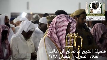 (ما تيسر من سورة النحل) ..  تلاوة فضيلة الشيخ/ د. صالح آل طالب من صلاة المغرب ٩ شعبان ١٤٣٨هـ