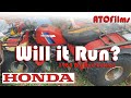 WILL IT RUN? HONDA 3 wheeler, BIG RED 200es Edition Best one yet, HELP! ATC Repair