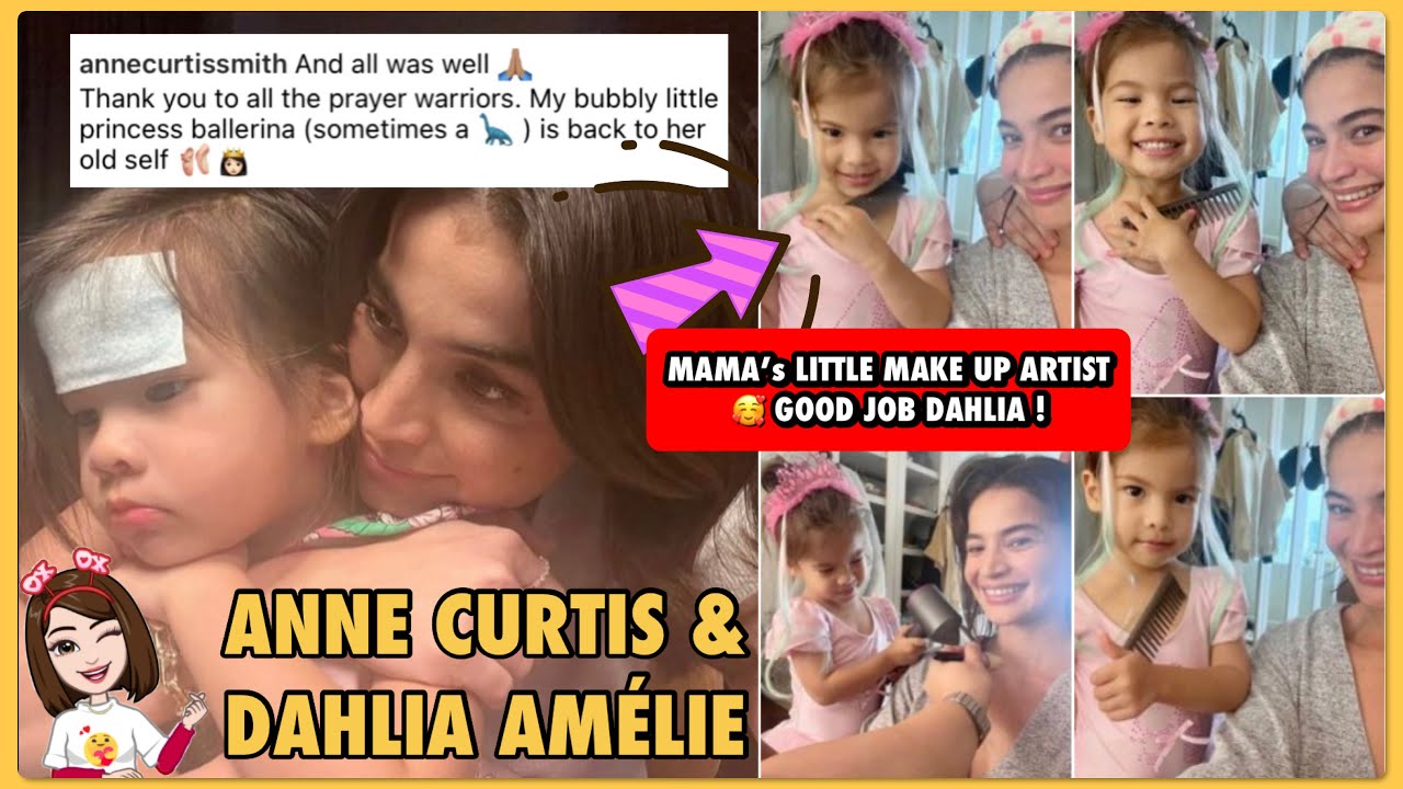 ANNE CURTIS & DAHLIA ~ MAMA’s LITTLE MAKE UP ARTIST | GOOD JOB DAHLIA ...