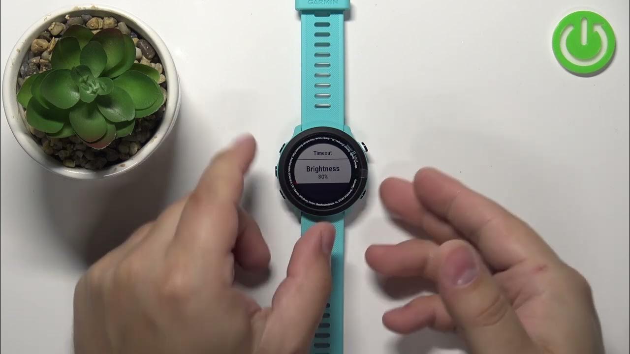 How to Adjust Backlight Brightness on GARMIN Forerunner 55 Set Up
