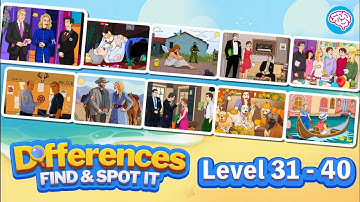 Level 31-40 Differences - Find & Spot It (Guru Game) #differencesfindspotit