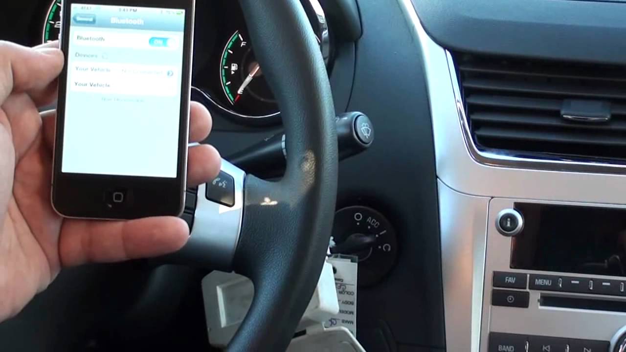 How to pair bluetooth on 2012 Chevy Malibu - Phillips Chevy - YouTube