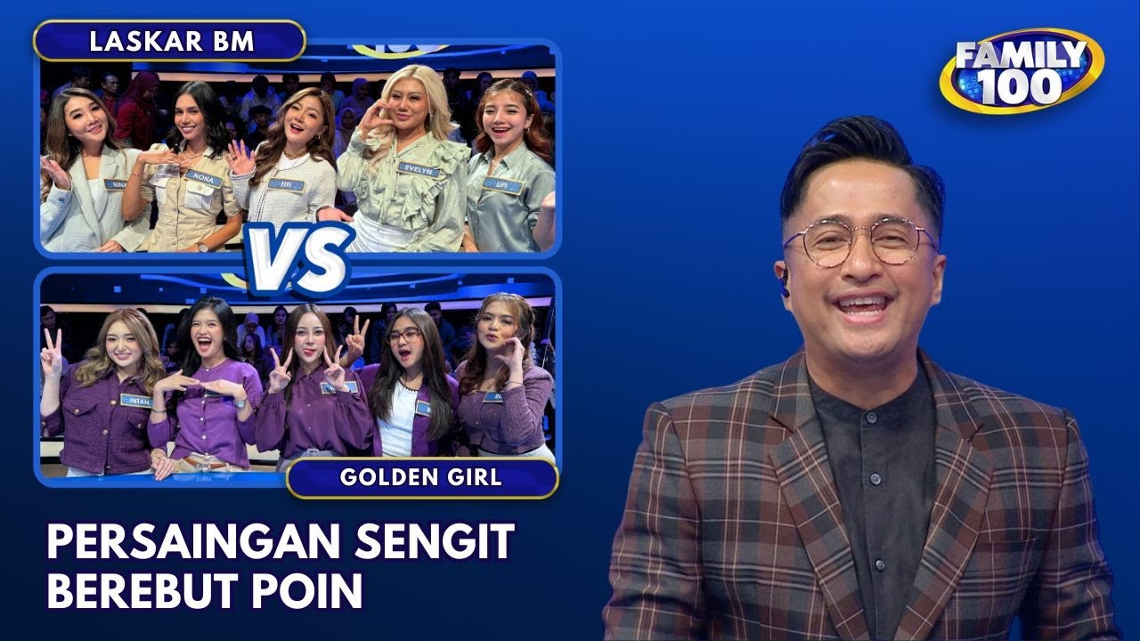 Persaingan Sengit! Laskar BM VS Golden Girl Saling Berebut Poin - Family 100 (25/8/24)