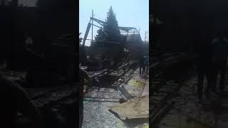 Sobsan Boya Fabrikinden Qalan Xae Her Şey Kül Oldu.