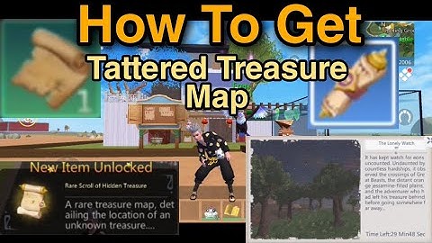 How To Get Tattered Treasure Map | Obsidian Treasure | Utopia Origin