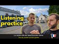 Easy french listening practice in france   fren subtitles vlog france