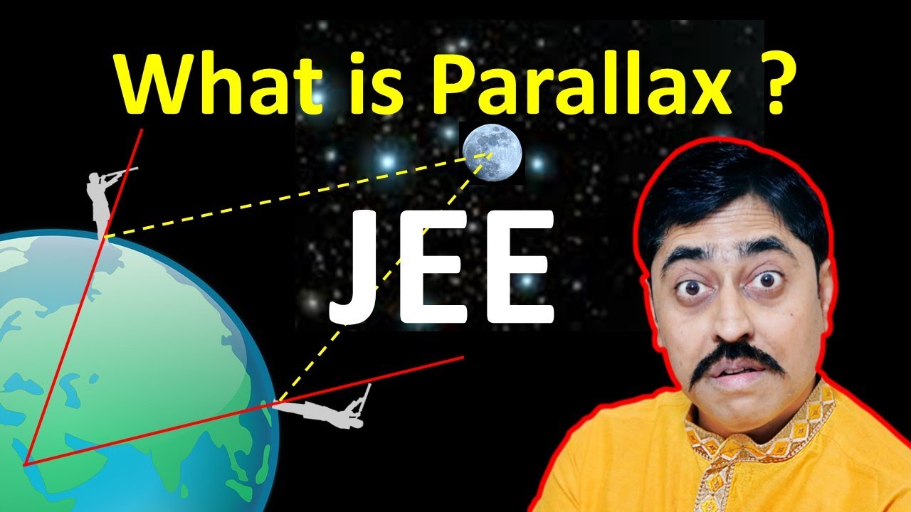 Parallax and measuring large distances #physics #sbt #jeeadvanced # ...