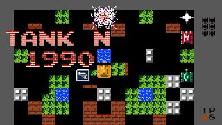 Tank 1990 (FC · Famicom / NES) unlicensed Mod | 1loop 'Tank N' (setting 1528) session for 1 Player