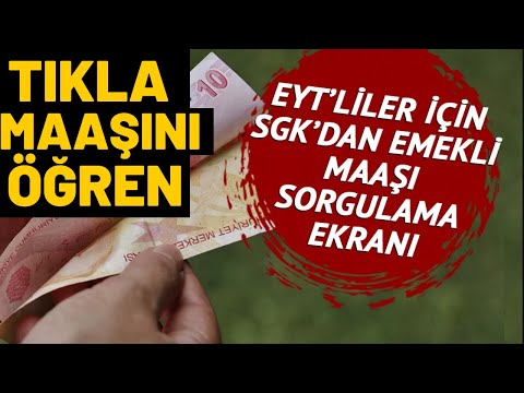 EYT'Lİ OLURSAM NE KADAR MAAŞ ALIRIM HESAPLAMA EKRANI EMEKLİ OLURSAM NE KADAR MAAŞ ALIRIM EYT ÇIKTI