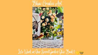It's Secret Garden Glue Book ! Lets Go! 🤓🪴