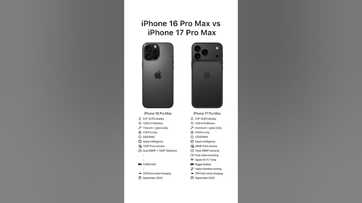 iPhone 16 Pro Max vs iPhone 17 Pro Max