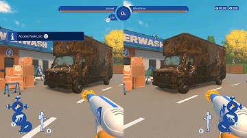 PowerWash Simulator 2 - 2-Player Split Screen Local Co-Op Gameplay!