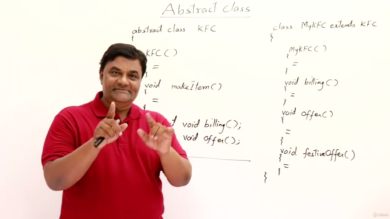 13.4 : Example 2 — Abstract Class — [Abdul Bari] Java Course