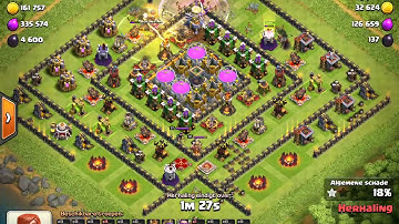 Clash of Clans // TH11 Farming Base Dark Elixir defence log