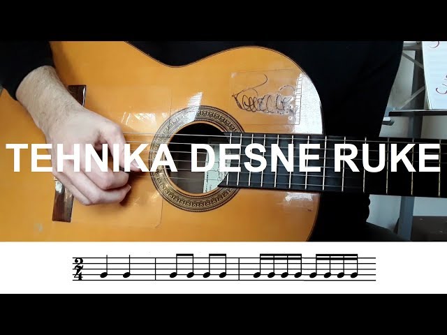 GITARA - Kako dobiti brzinu u desnoj ruci