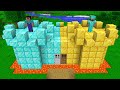 Minecraft Castle Noob vs Pro