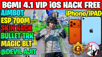 bgmi ios hack 4.1 free |how to hack bgmi ios 4.1 |skin hack bgmi ios | iPad And IPhone ios hack free