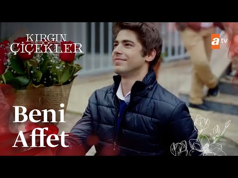 Mert ellerinde güllerle Meral'den özür diliyor... - Kırgın Çiçekler 78.Bölüm