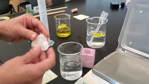 Density of irregular objects (rock)