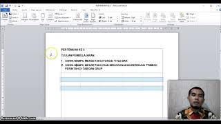 Materi 3  Cara mnggunakan tombol perintah (lanjutan)