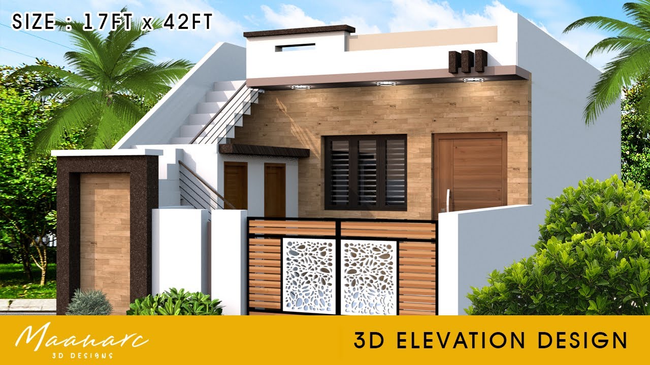 Simple And Cost Effective House Elevation Design With Plan Size 17 Ft simple-and-cost-effective-house-elevation-design-with-plan-size-17-ft