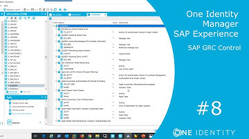 One Identity Manager | SAP Experience #8 | SAP GRC Control