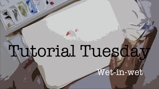 Tutorial Tuesday - Wet in Wet - Watercolour Poppy - Origin Arts