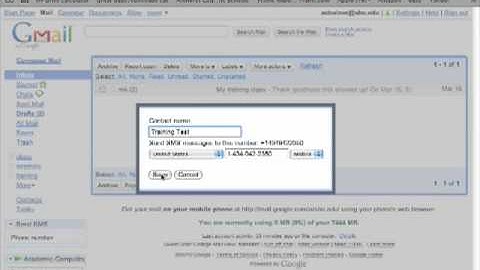 Gmail - Sending Text Messages in Chat