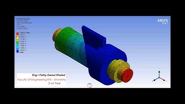 Simulation of cotter joint using ansys .. Animation of cotter joint using ansys