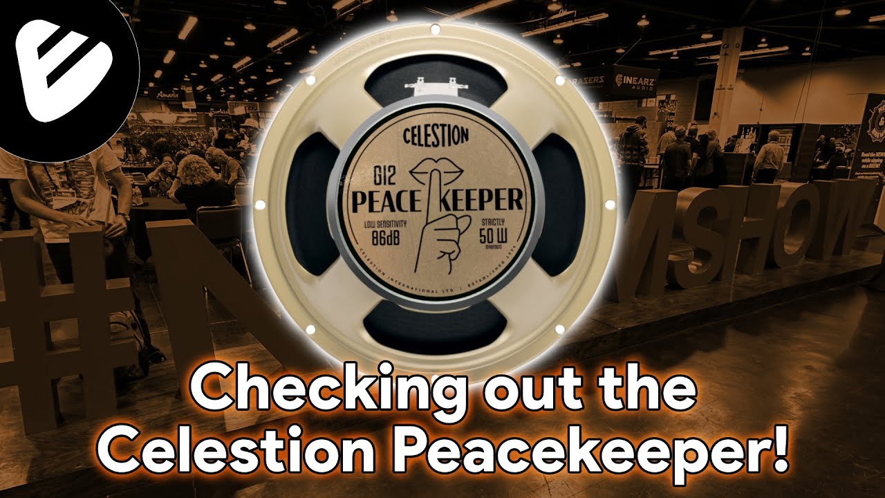 Trying out the @CelestionUK Peacekeeper at NAMM 2025!