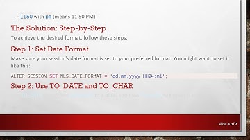 Mastering Oracle: How to Convert Varchar2 to Time in Oracle Databases