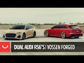 Battling audi rs6s  vossen forged showdown