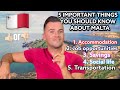 Top 5 Things You Should Know before Moving to Malta